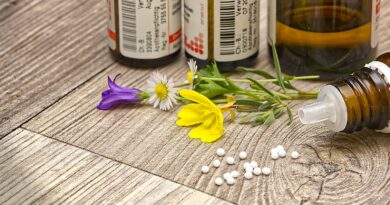 A bottle of medicine sitting on top of a wooden table